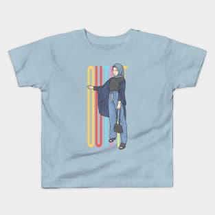 Beautiful Lady Kids T-Shirt